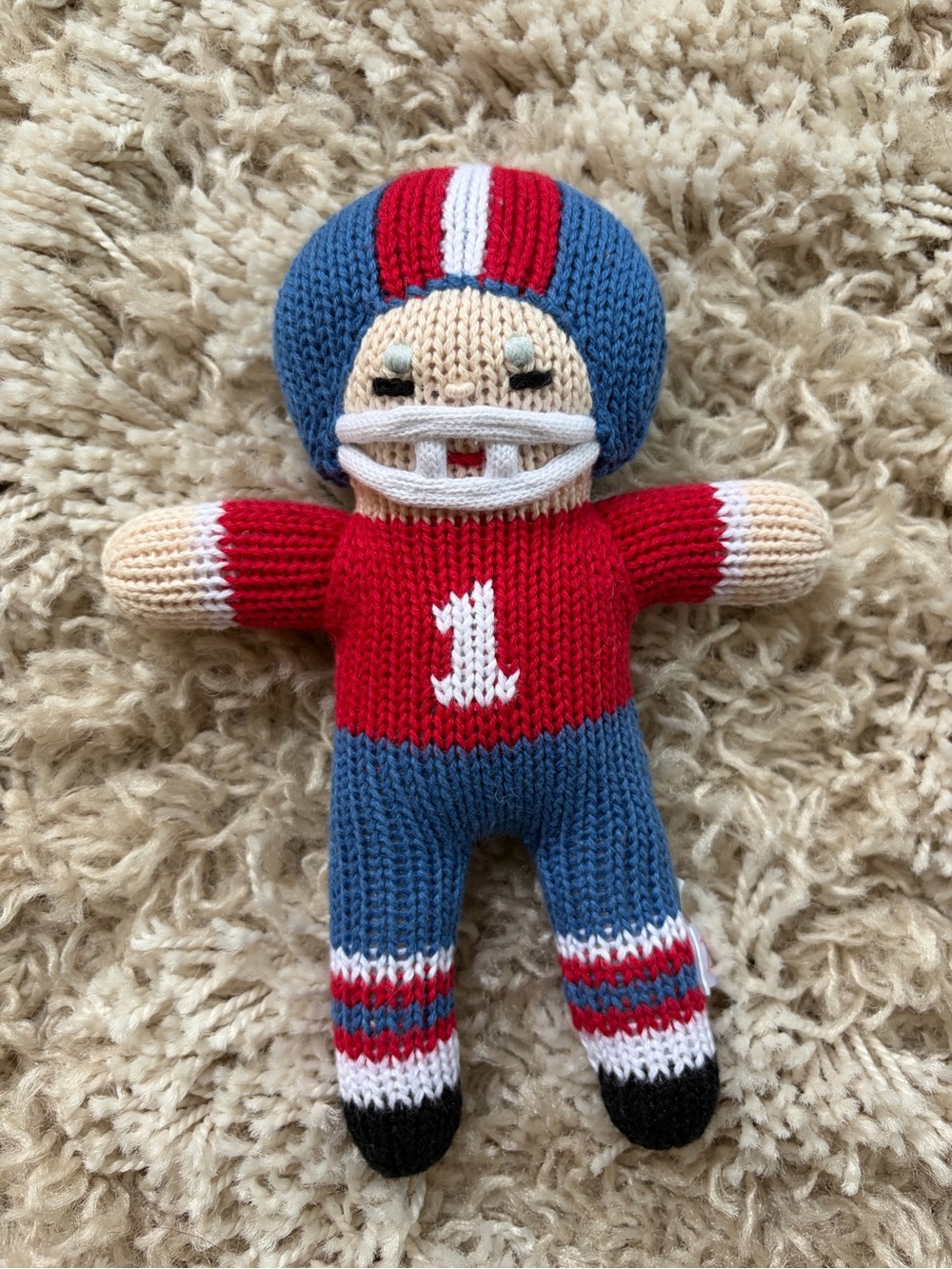 NWOT Zubels Knit Plushie Rattle